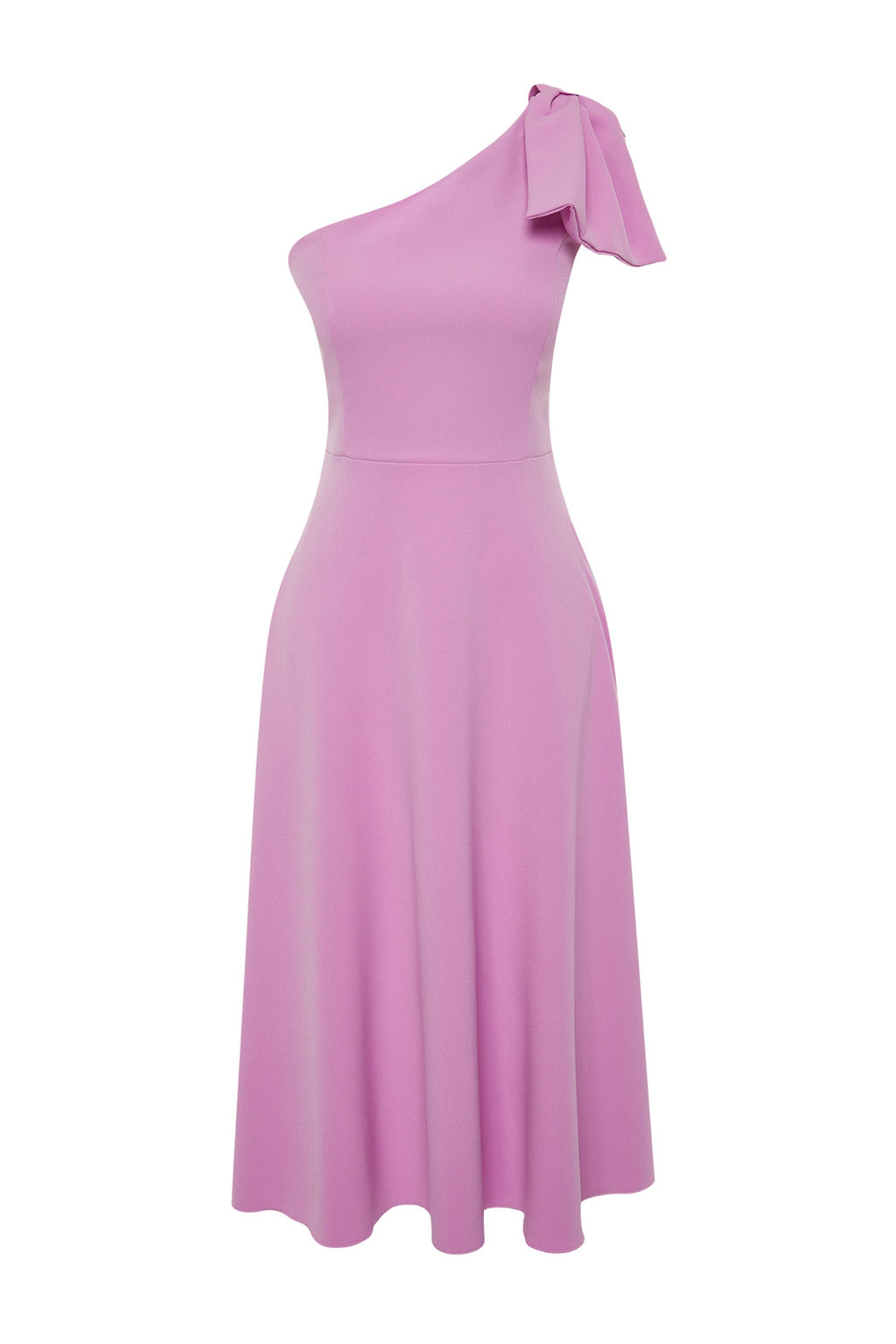 TRENDYOLMILLA Siyah A-Kesim Fiyonk Detayl? Dokuma S?k Abiye Elbise TPRSS24EL00105  фото 14