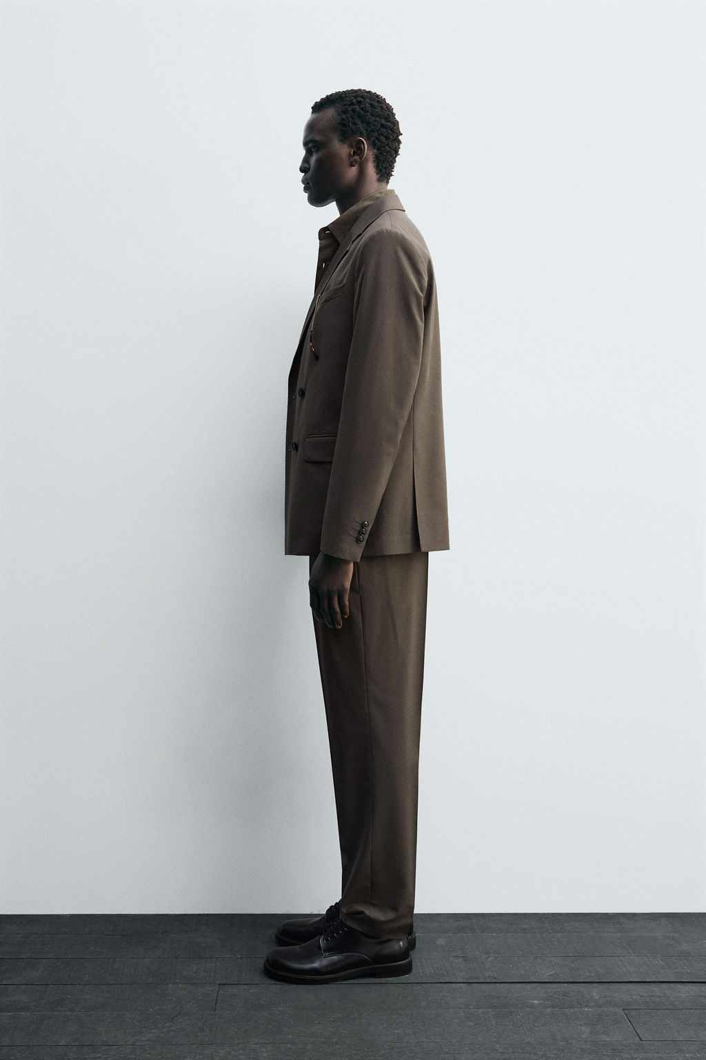 DOUBLE-BREASTED SUIT BLAZER - Zara фото 4