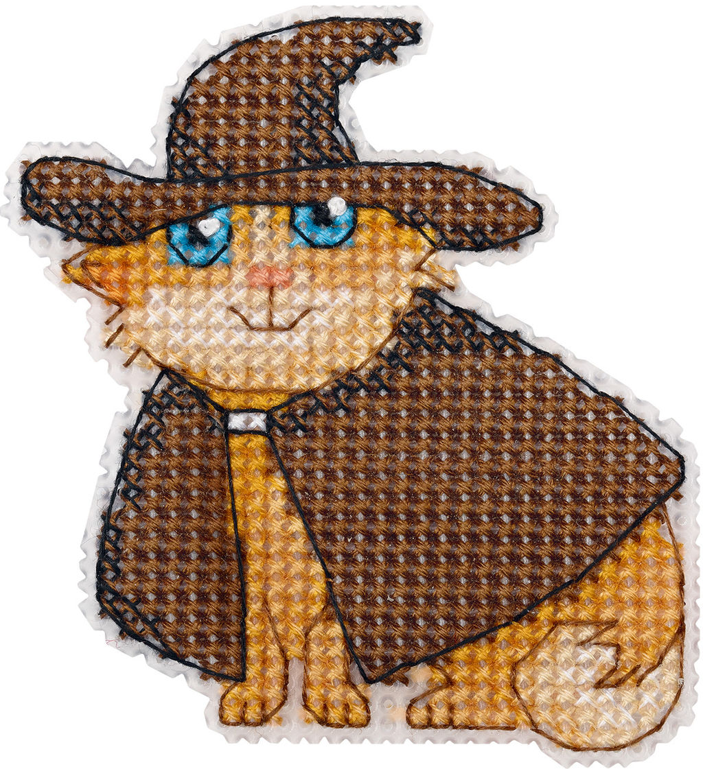 Klart набор для вышивания 8-556 Магниты. Кошачий карнавал 7.5 х 6 см