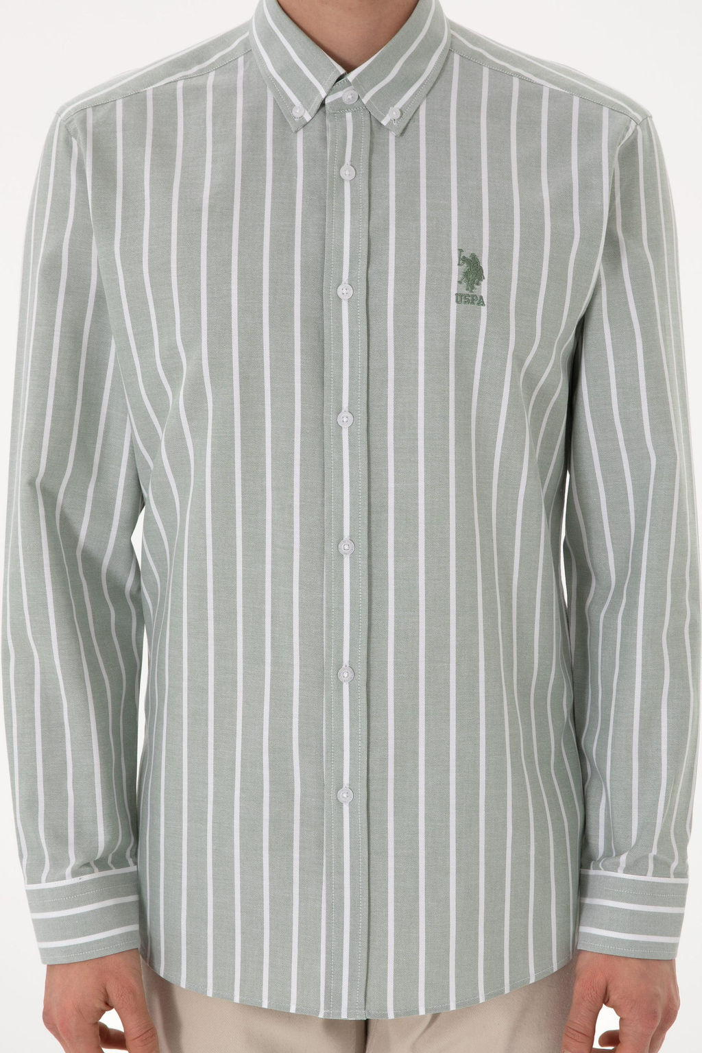 Erkek Haki Uzun Kollu G_mlek Sepette S_rpriz _ndirim - U.s. polo assn фото 6