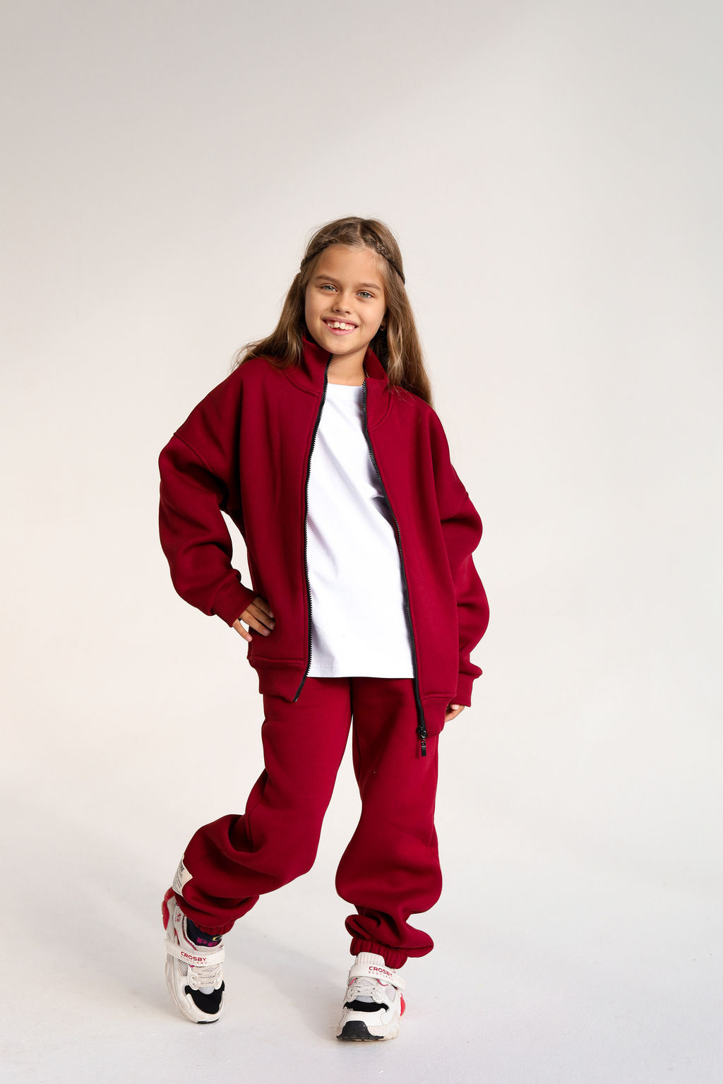 Бомбер утепленный, бордо - Inzibe фото 10