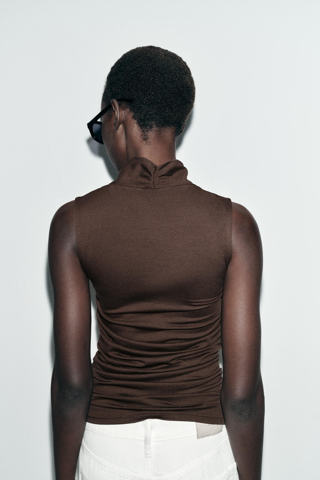 DRAPED GATHERED TOP - Zara фото 13