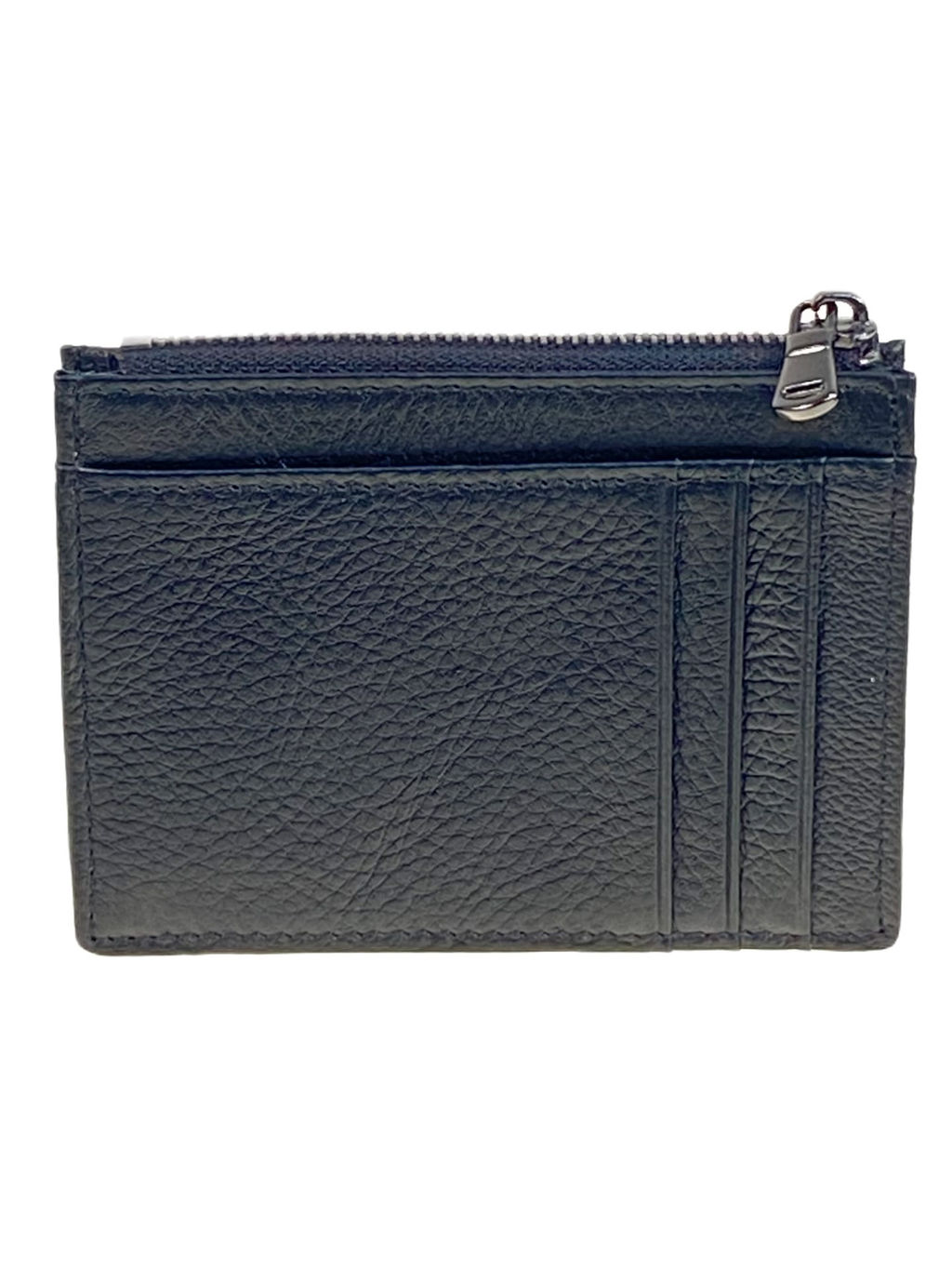 Картхолдер из натуральной кожи для пластиковых карт, цвет черный - Greta фото 2