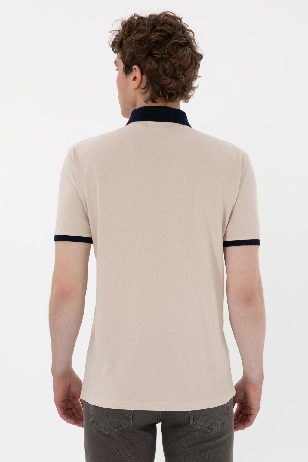 Erkek Regular Fit Polo Yaka Ta_ Basic Ti__rt Sepette S_rpriz _ndirim