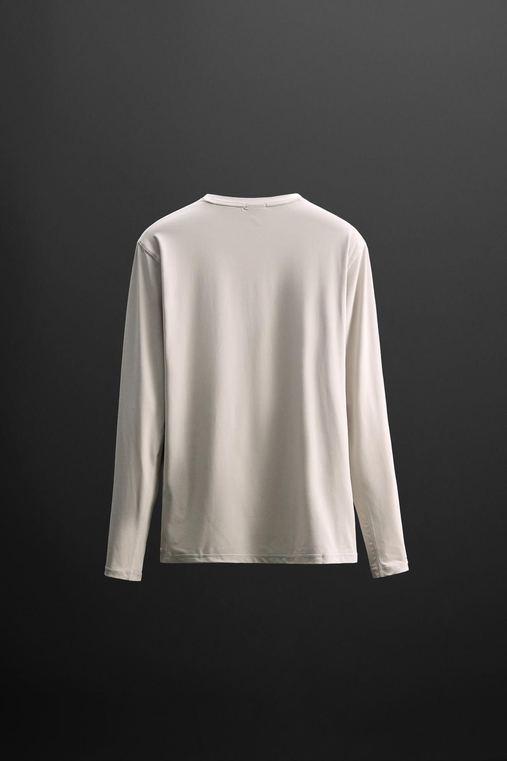 BASIC TRAINING LONG SLEEVE T-SHIRT - Zara фото 9