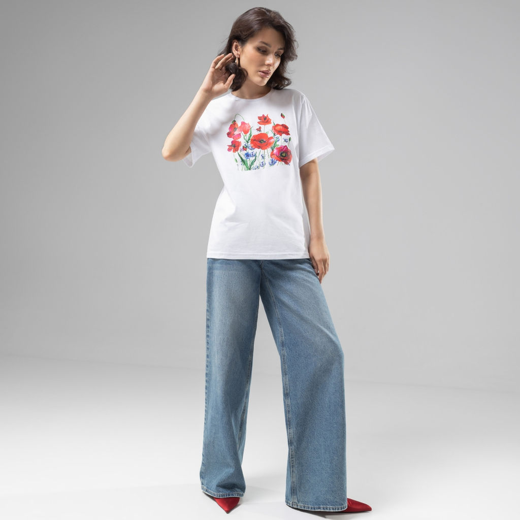 Футболка прямого кроя Великолепна уже утром - Charutti фото 8