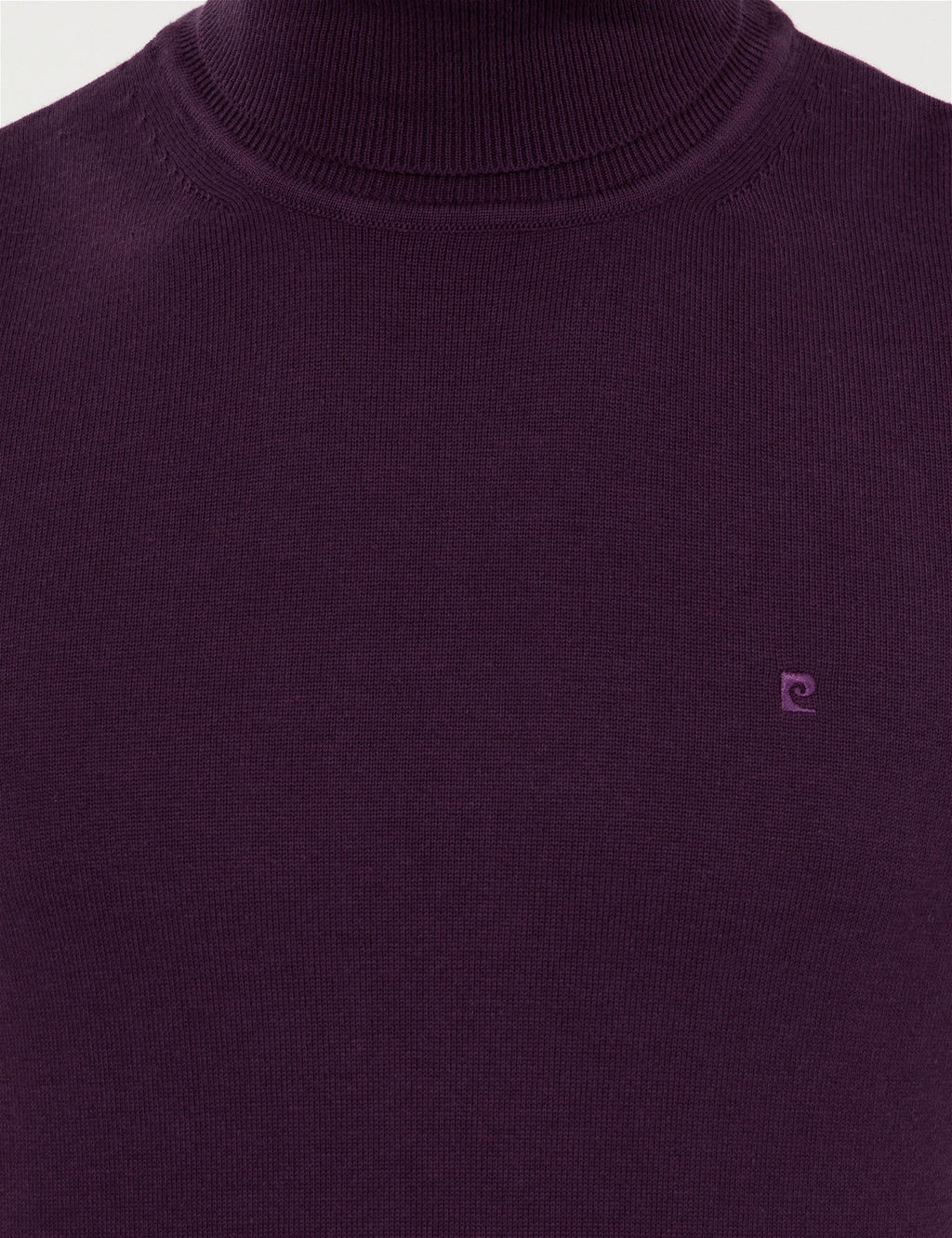 Mor Slim Fit Bal_k__ Yaka Basic Triko Kazak