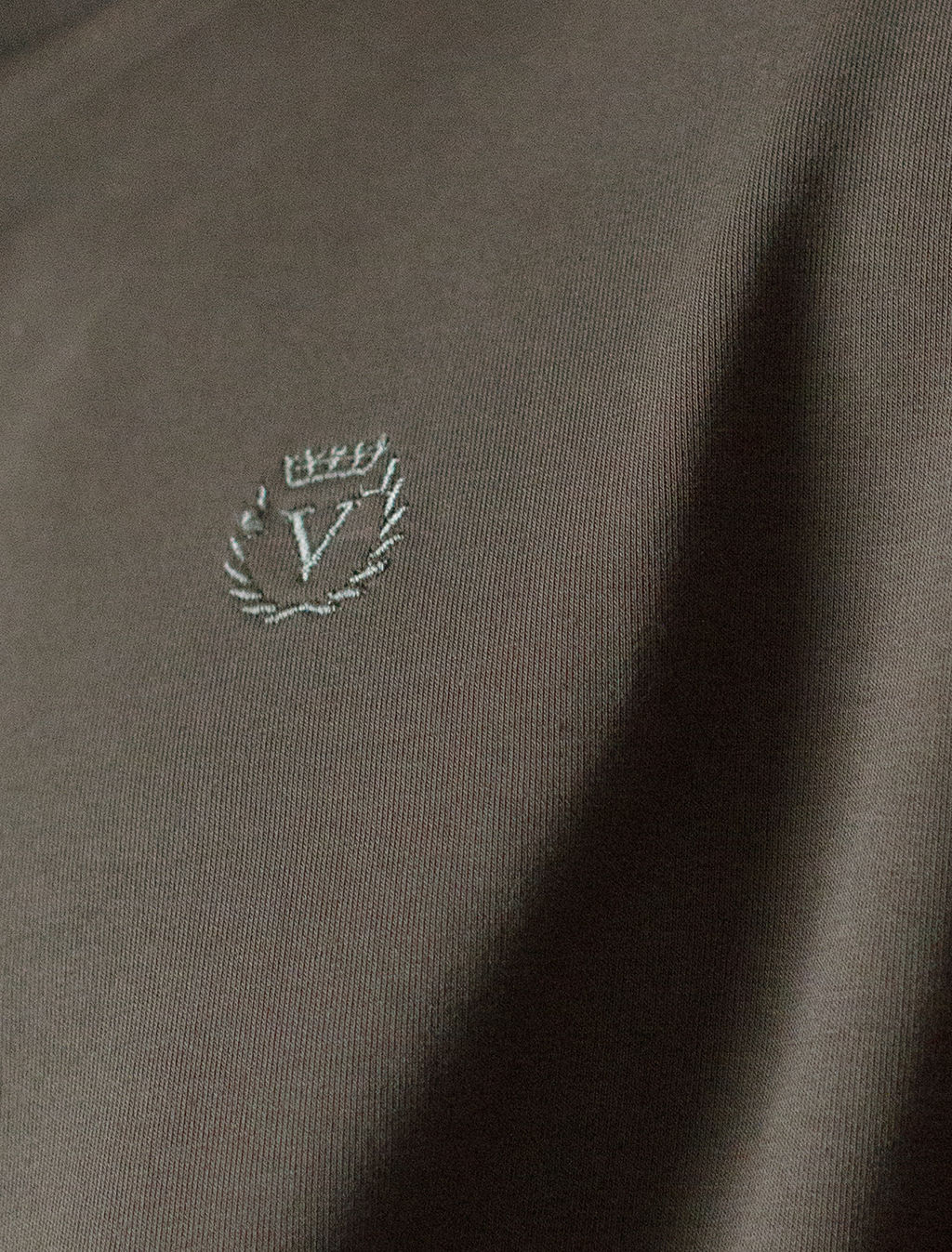 Джемпер Vilatte хлопок полиэстер с эластаном хаки  фото 2