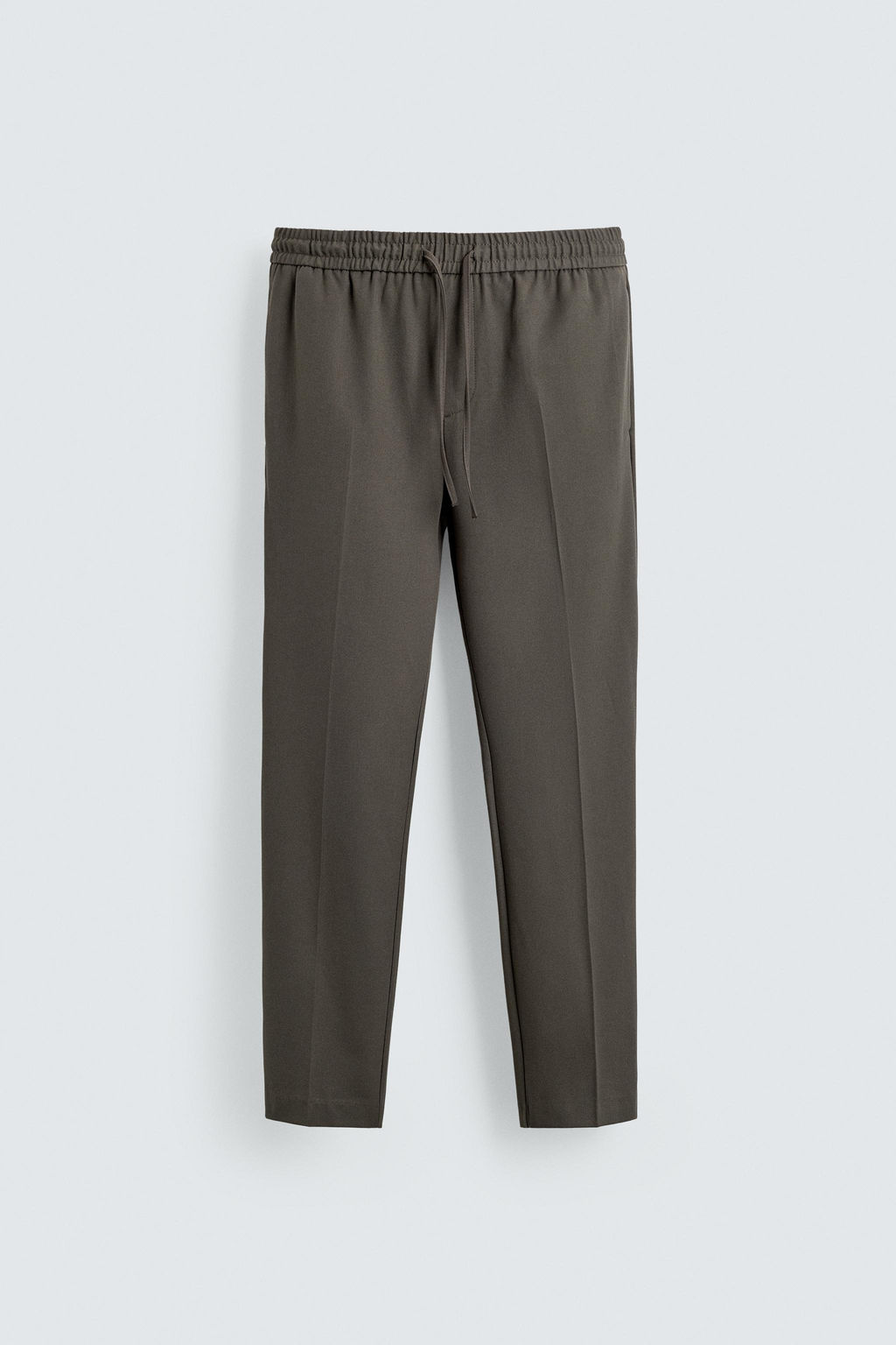 PANTAL?N CINTURA JOGGER CONFORT / Verde medio