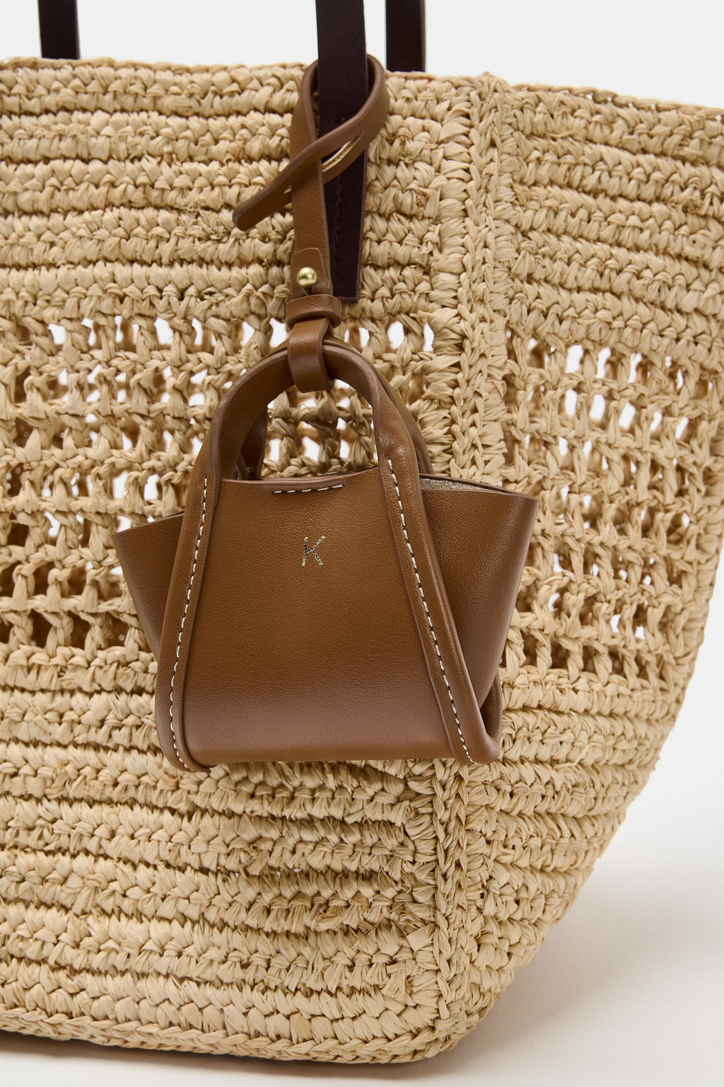 CHARM MINI BOLSO / Marr?n - Zara фото 7