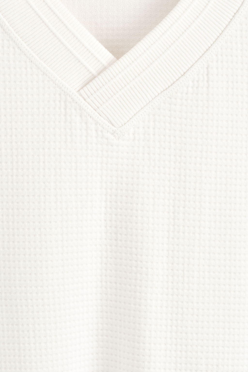 SUDADERA CON CUELLO DE PICO DE ALGOD?N CON TEXTURA - H&m фото 4