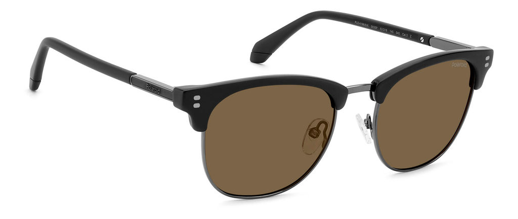 Солнцезащитные очки POLAROID PLD 4196/S/X Чёрный, мужские  фото 3
