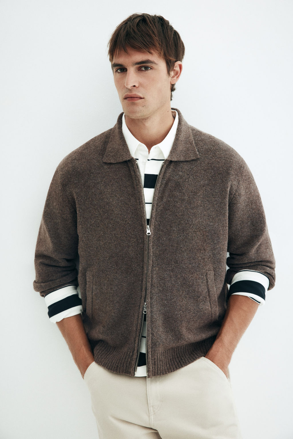 C?rdigan con cuello camisero Regular Fit - H&m фото 2