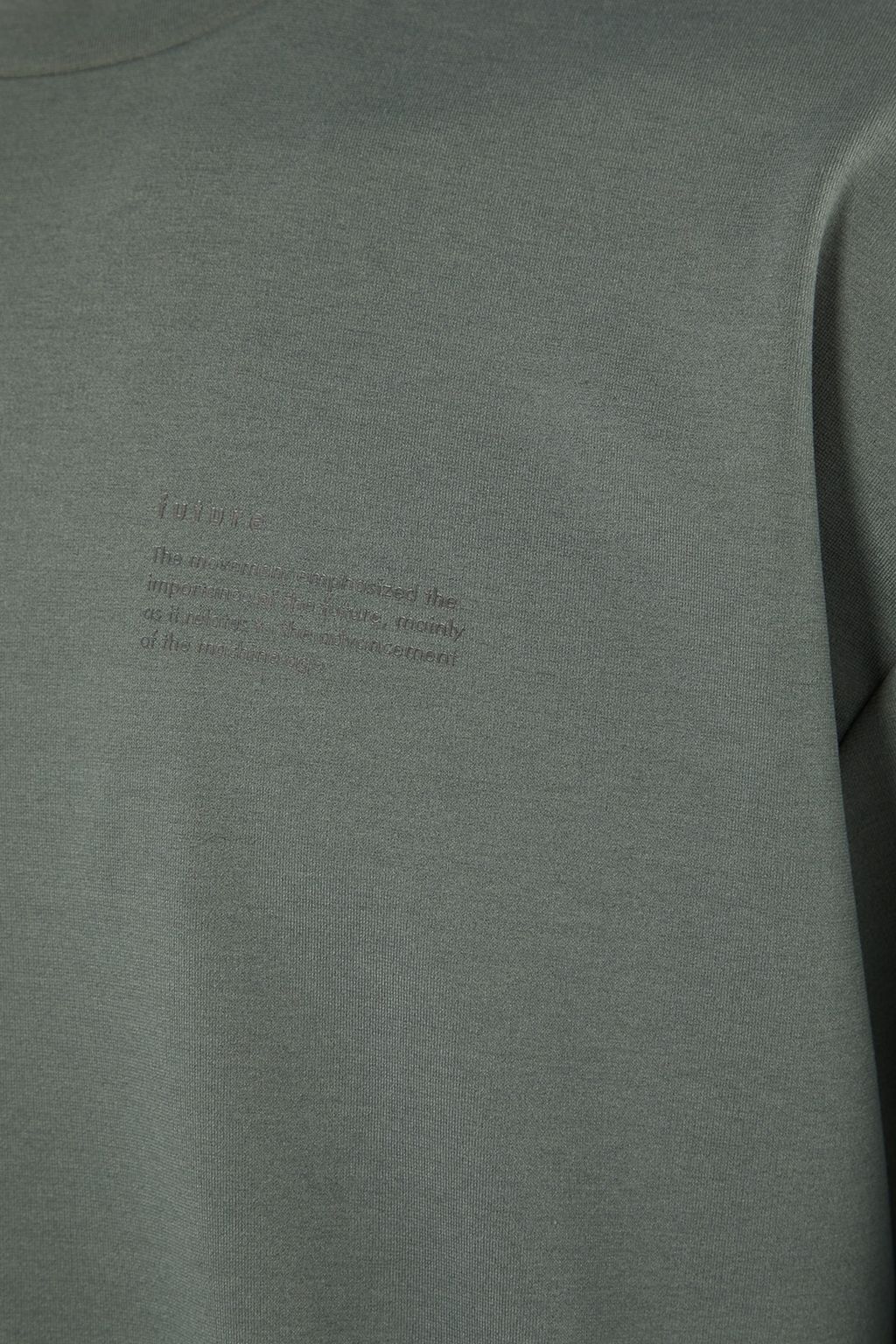 TRENDYOL MAN Mint Bisiklet Yaka Oversize/Genis Kesim Fit Minimal Yaz? Bask?l? Sweatshirt TMNAW23SW00237 - Trendyolmilla фото 12