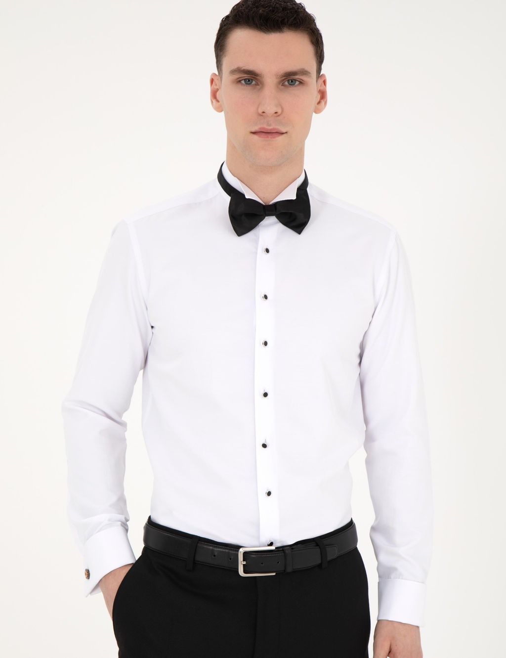 Beyaz Slim Fit Smokin G_mlek