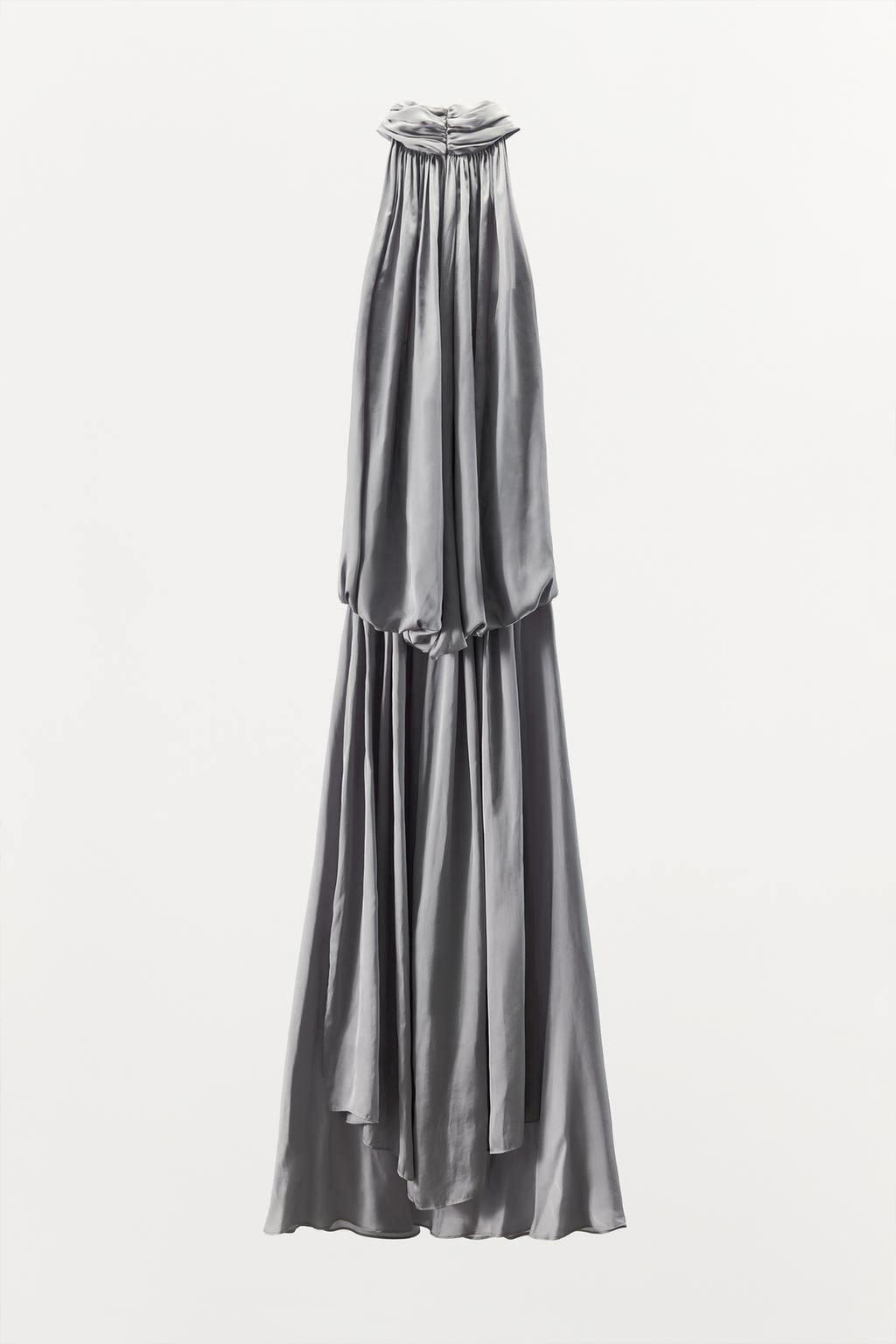 LIMITED EDITION SATIN CAPE DRESS - Zara фото 8