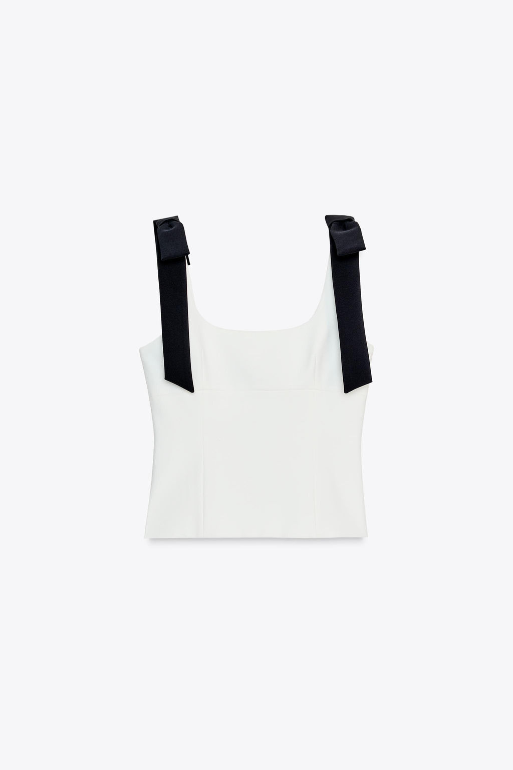 STRETCH TOP WITH BOWS