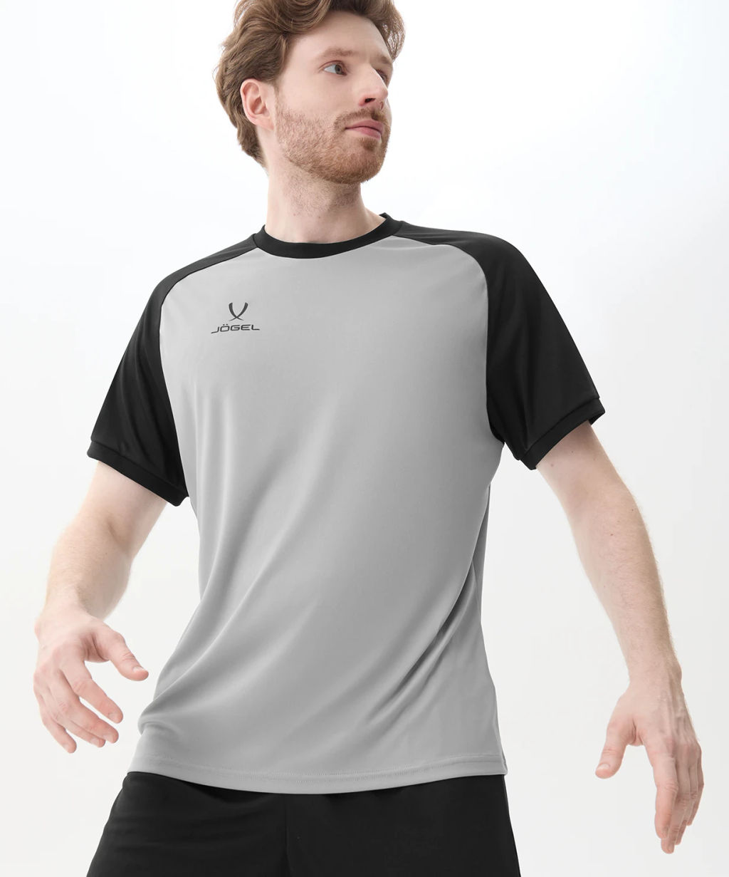 Футболка игровая JOGEL CAMP Reglan Jersey, серый  фото 5