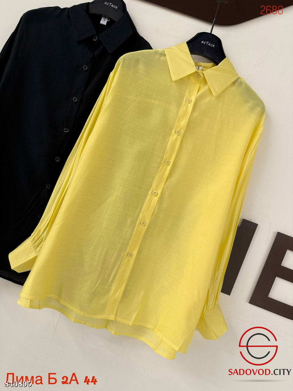 Рубашка женская однотонная - Bruno фото 3