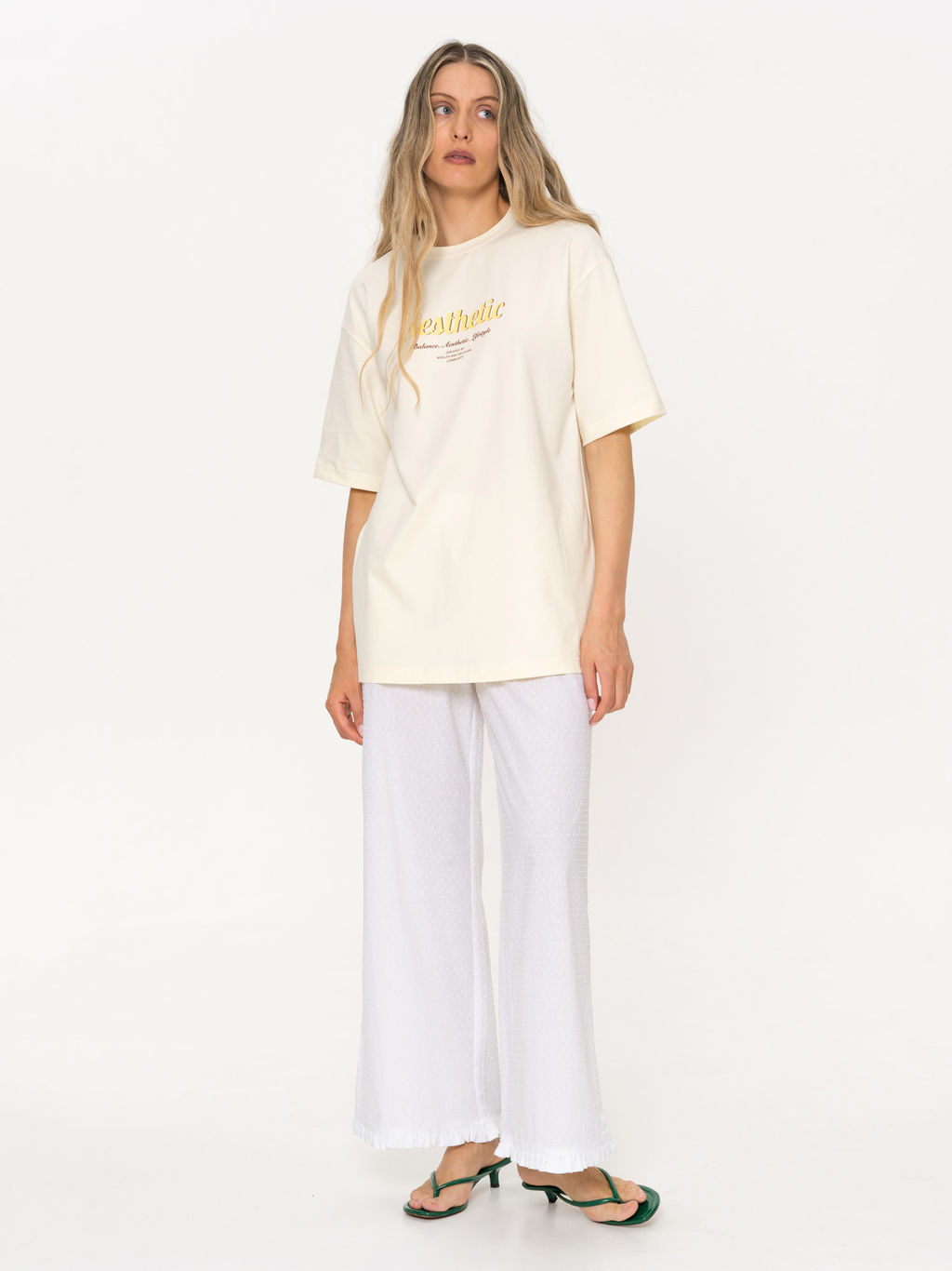 MY Футболка жен. over fit Aesthetic ФБ037  фото 2