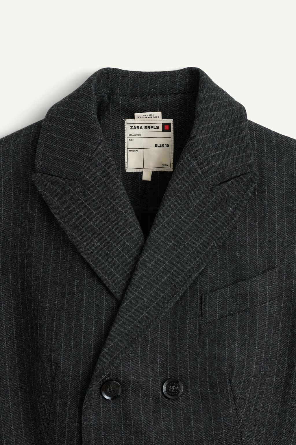 STRUCTURED STRIPED BLAZER - Zara фото 7