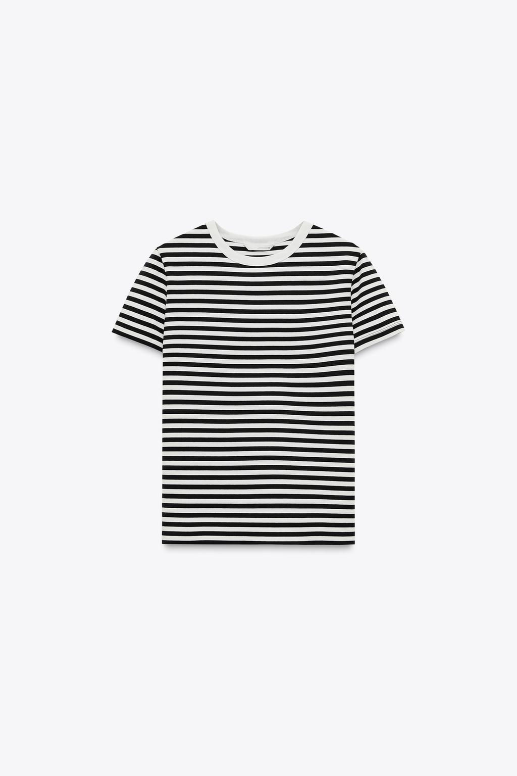 SHORT SLEEVE INTERLOCK T-SHIRT - Zara фото 9