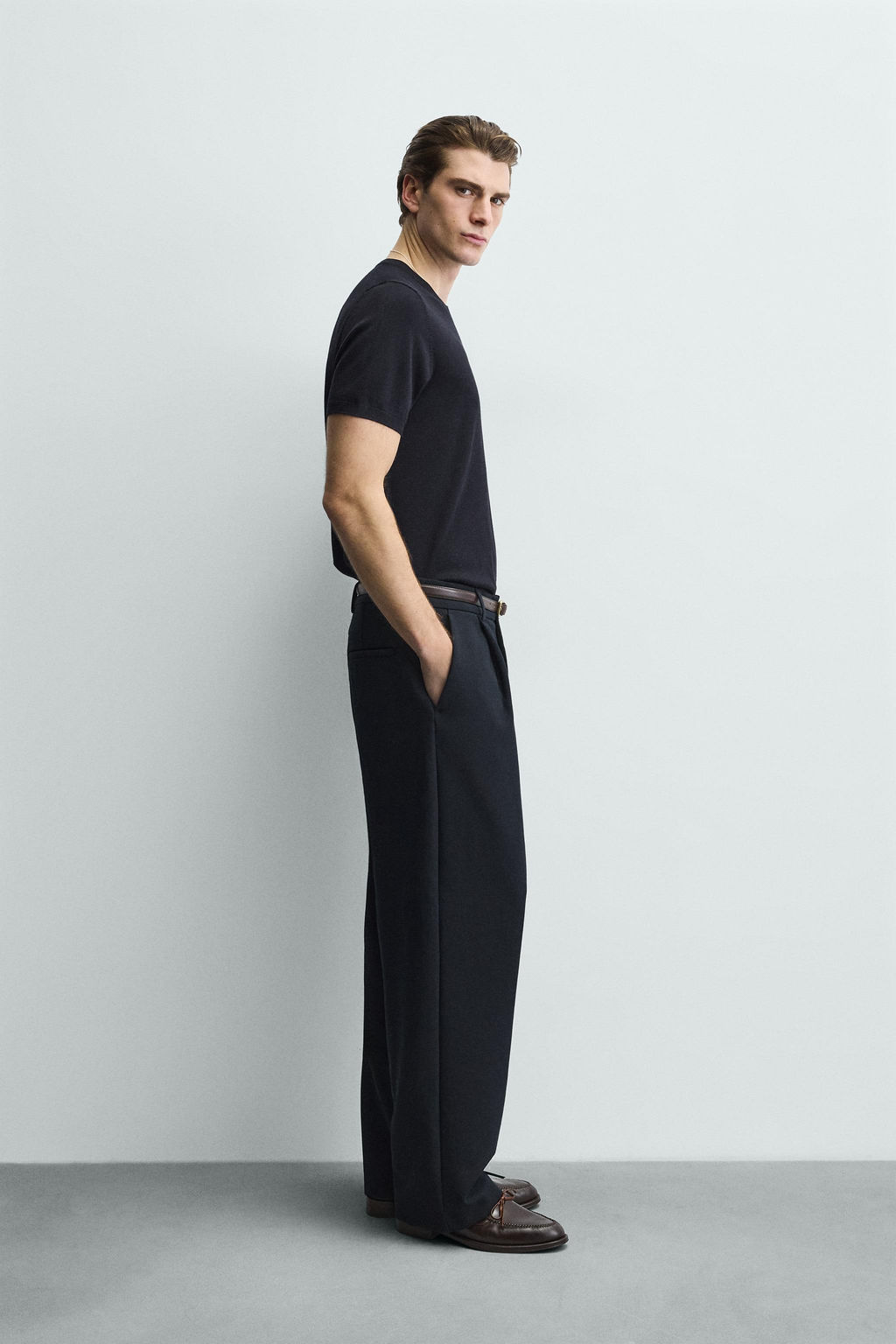 VISCOSE BLEND KNIT T-SHIRT - Zara фото 12