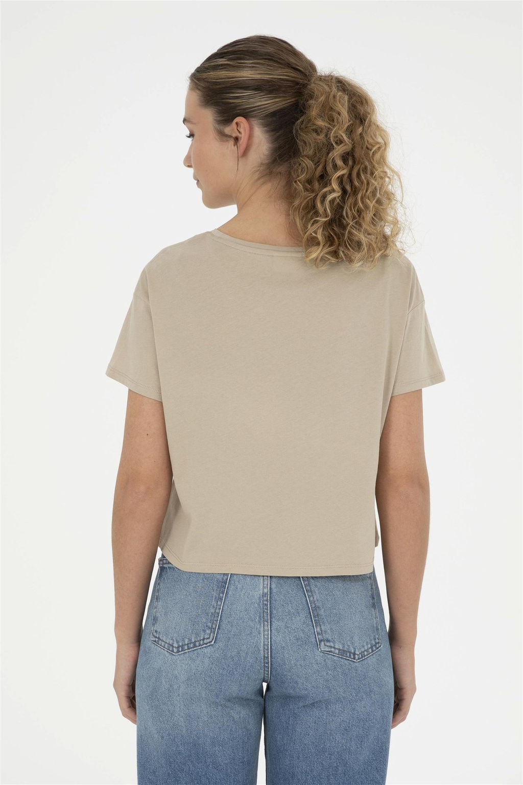 Женская футболка светло-хаки - U.s. polo assn фото 5