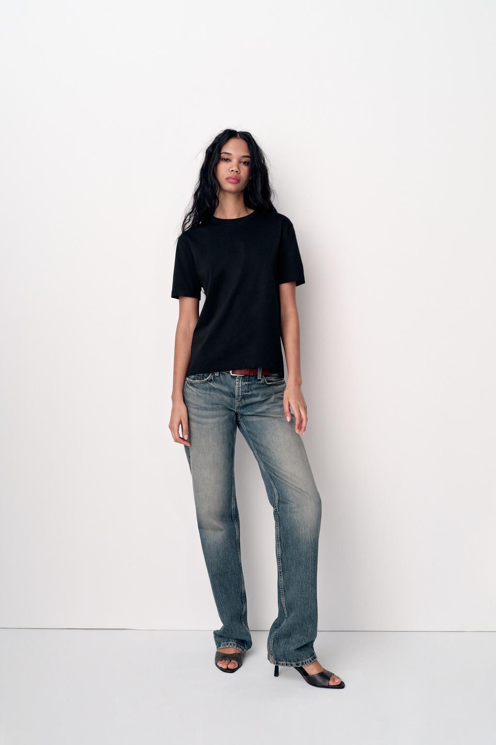 BASIC COTTON T-SHIRT - Zara фото 38
