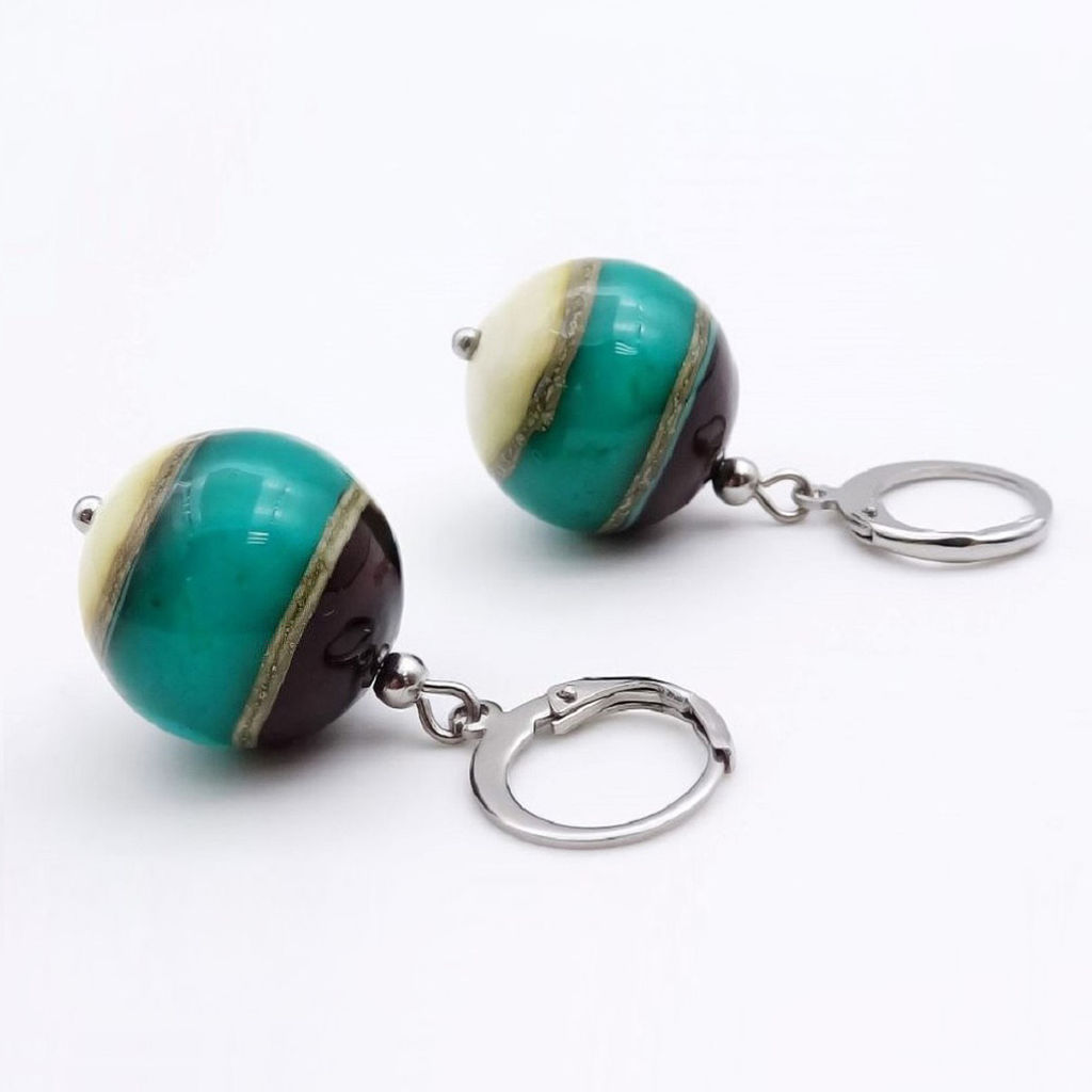 Серьги из муранского стекла - Vloes фото 3