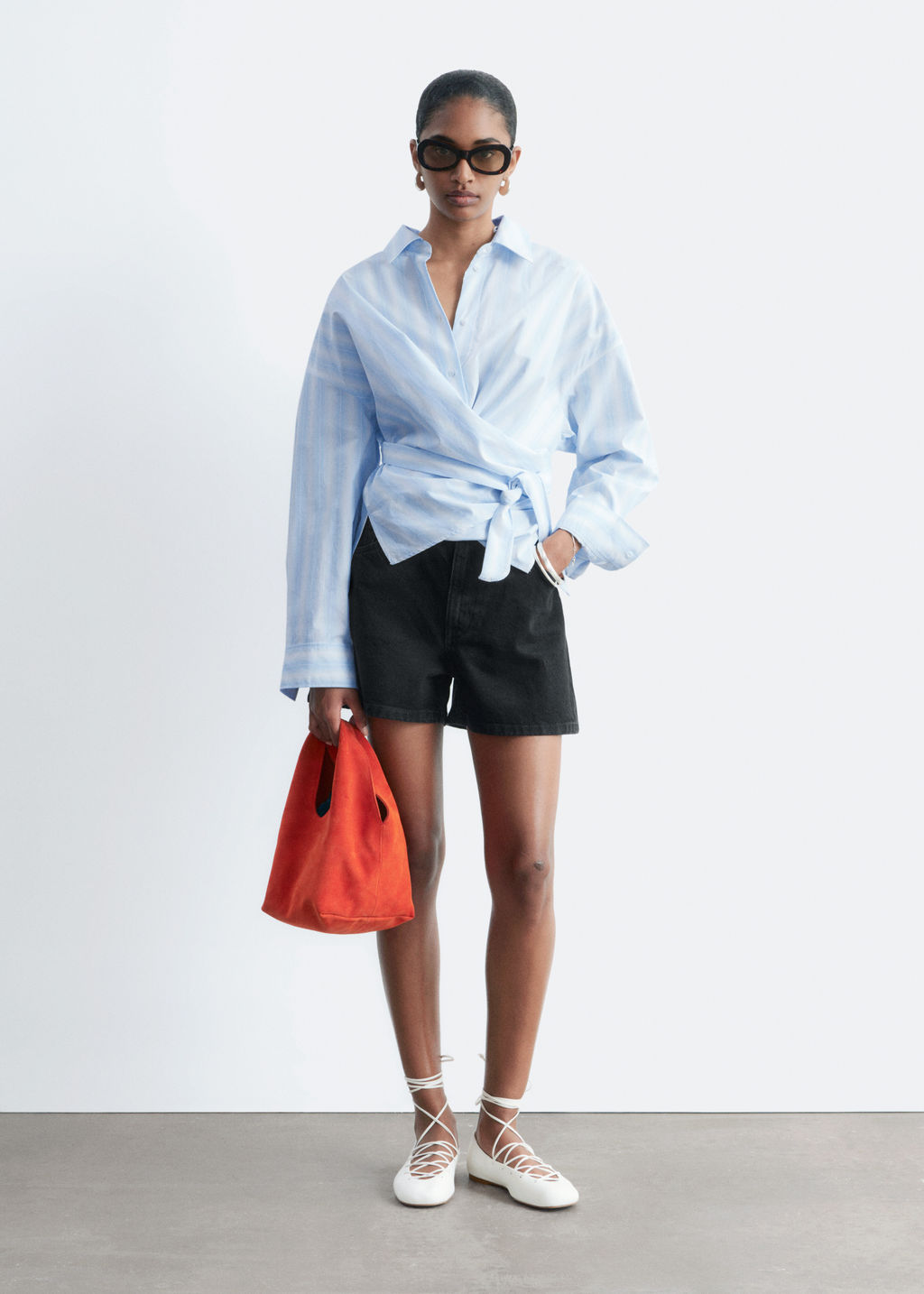 Pantalones cortos vaqueros relaxed fit - H&m фото 3