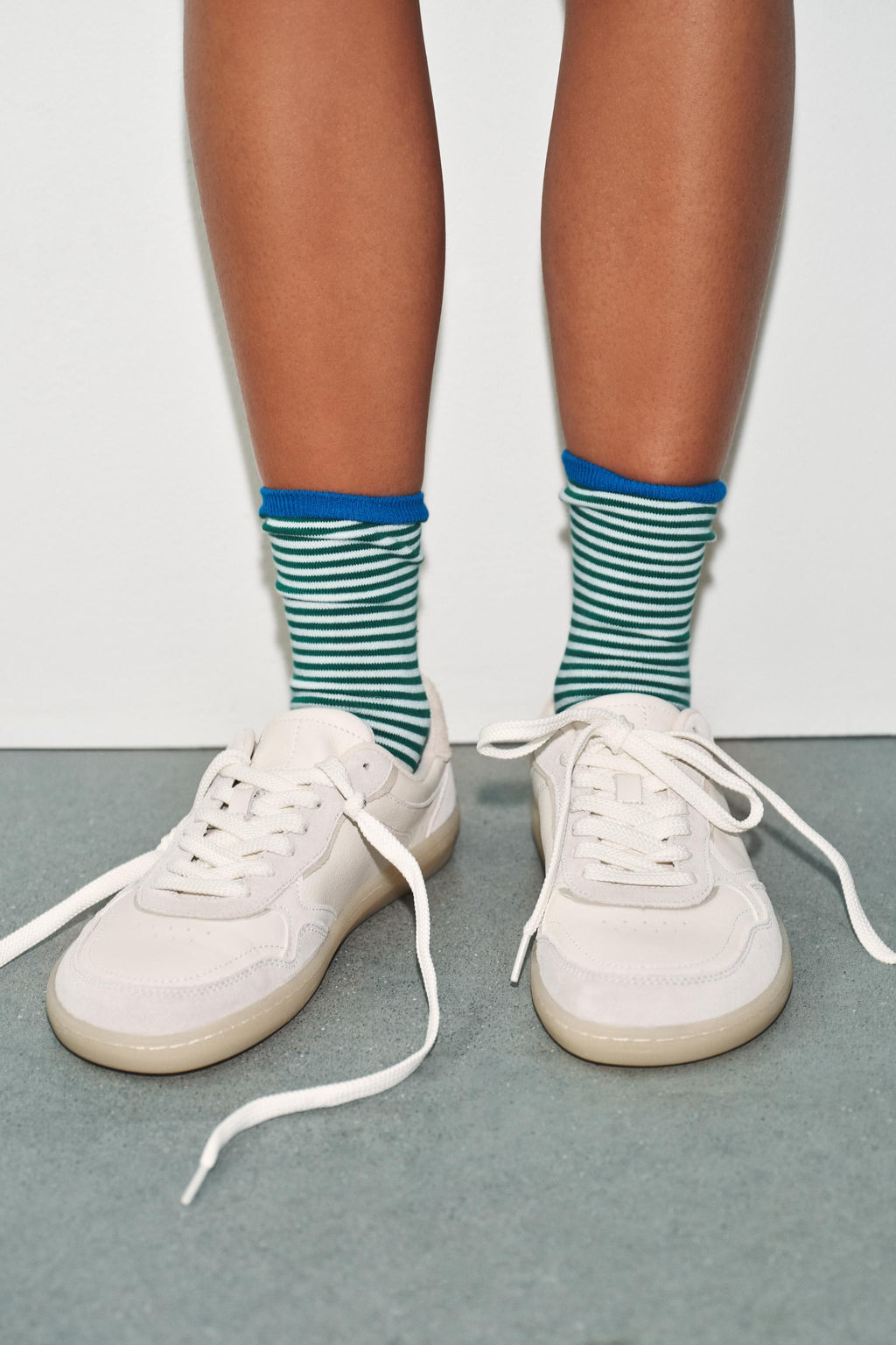 ZAPATILLAS PIEL COMBINADA BAREFOOT / Blanco Crudo - Zara фото 2