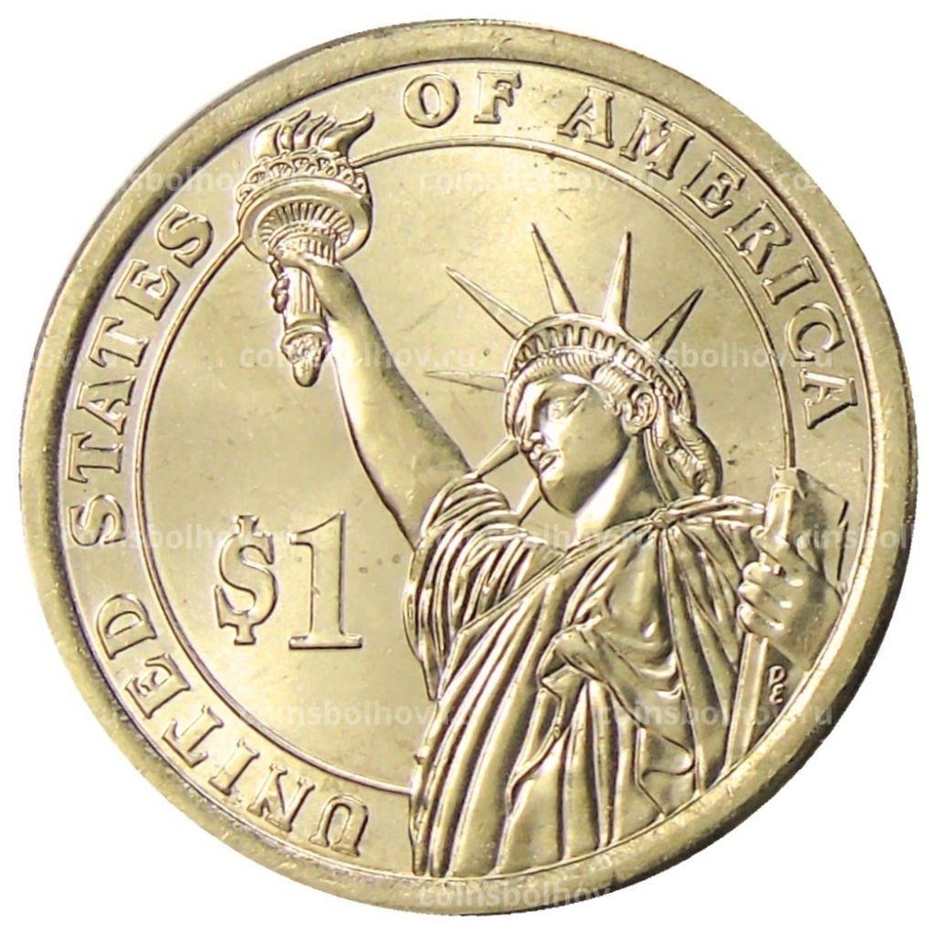 Монета 1 доллар 2014 года D США 31-й президент США Герберт Гувер