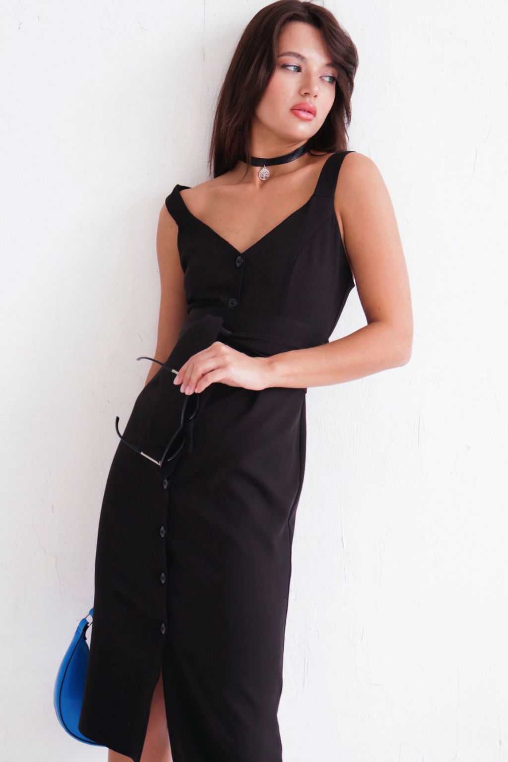 Сарафан классический чёрный - Martichelli фото 5