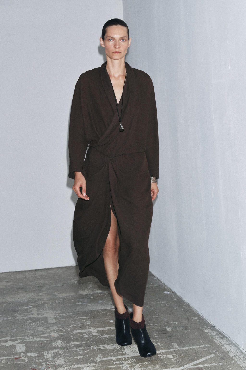 ZW COLLECTION DRAPED DRESS
