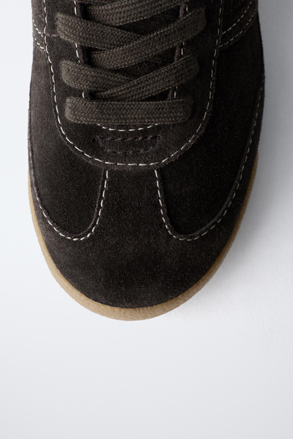 LEATHER BOXING HIGH-TOP SNEAKERS - Zara фото 15
