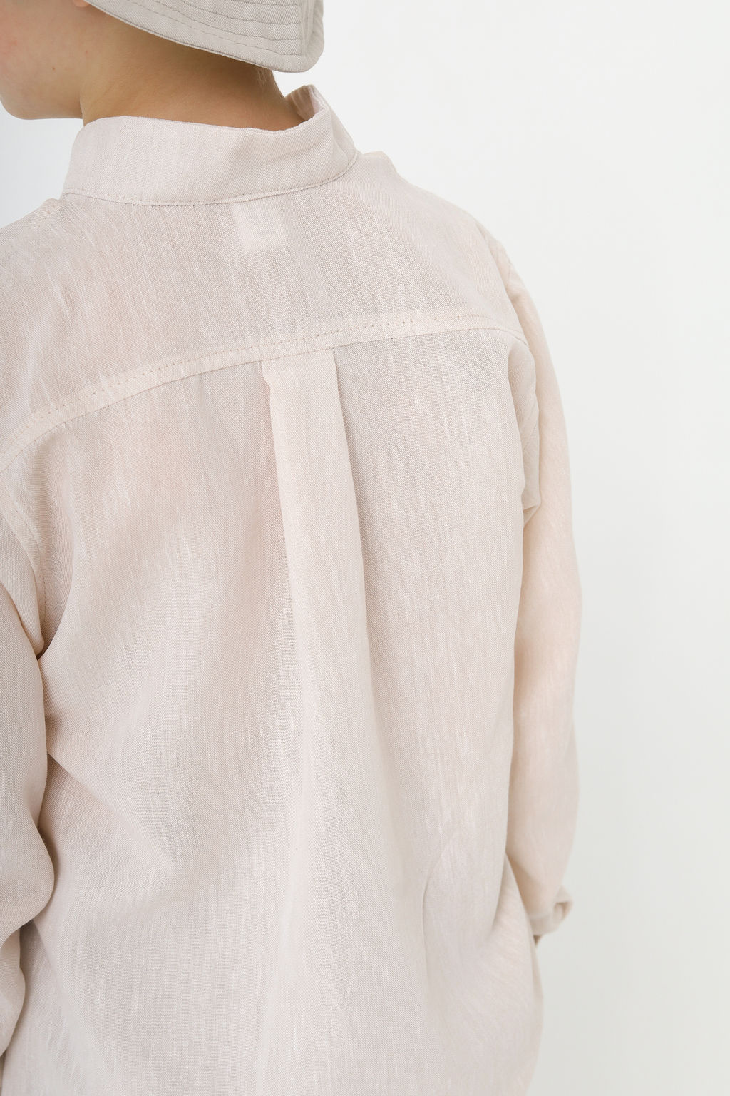 Рубашка в полоску Лен, черная - Inzibe фото 37