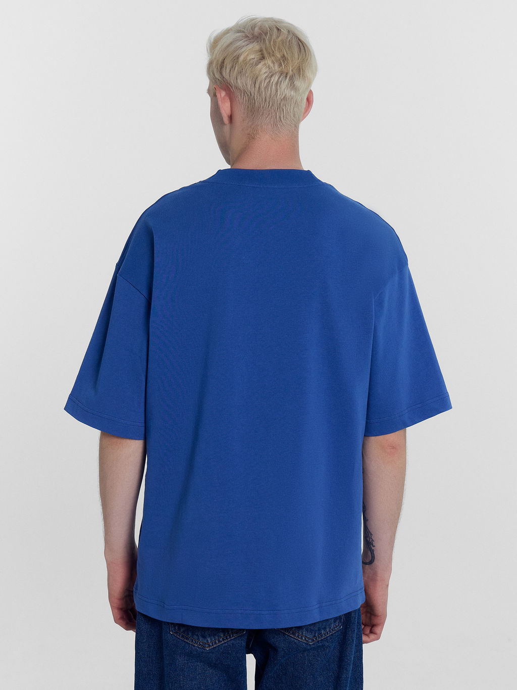 Футболка мужская Mark Formelle 111883 синяя с печатью  фото 4