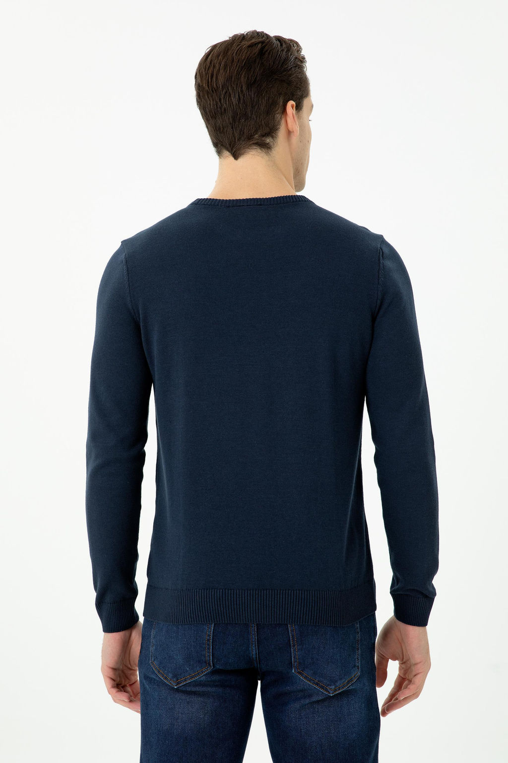 Мужской темно-синий свитер Неожиданная скидка в корзине - U.s. polo assn фото 12
