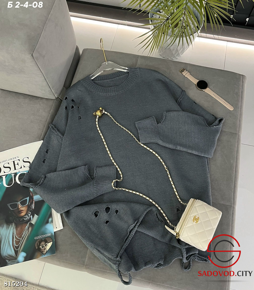 Кофта женская с рваным эффектом - Bruno фото 2