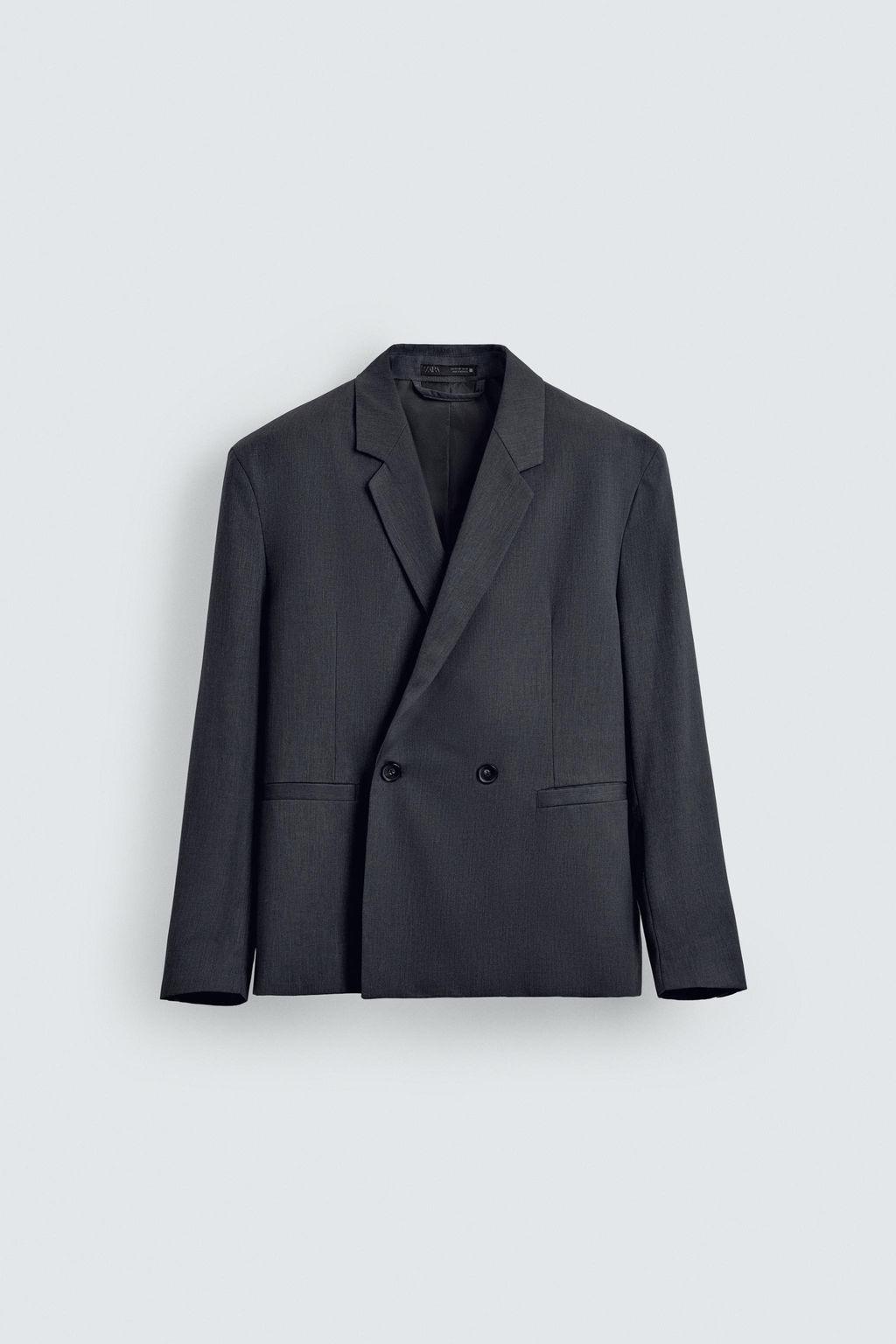 DOUBLE-BREASTED SUIT BLAZER - Zara фото 7
