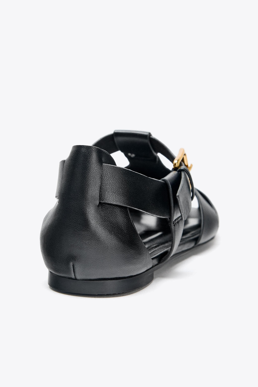 FLAT CAGE SANDALS - Zara фото 4