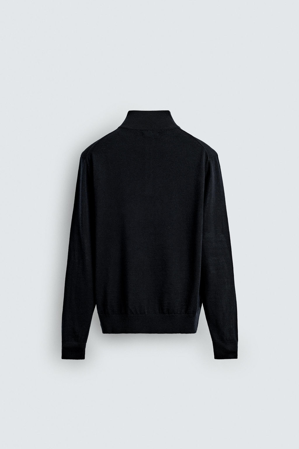 100% WOOL SWEATER WITH BUTTON NECK - Zara фото 8