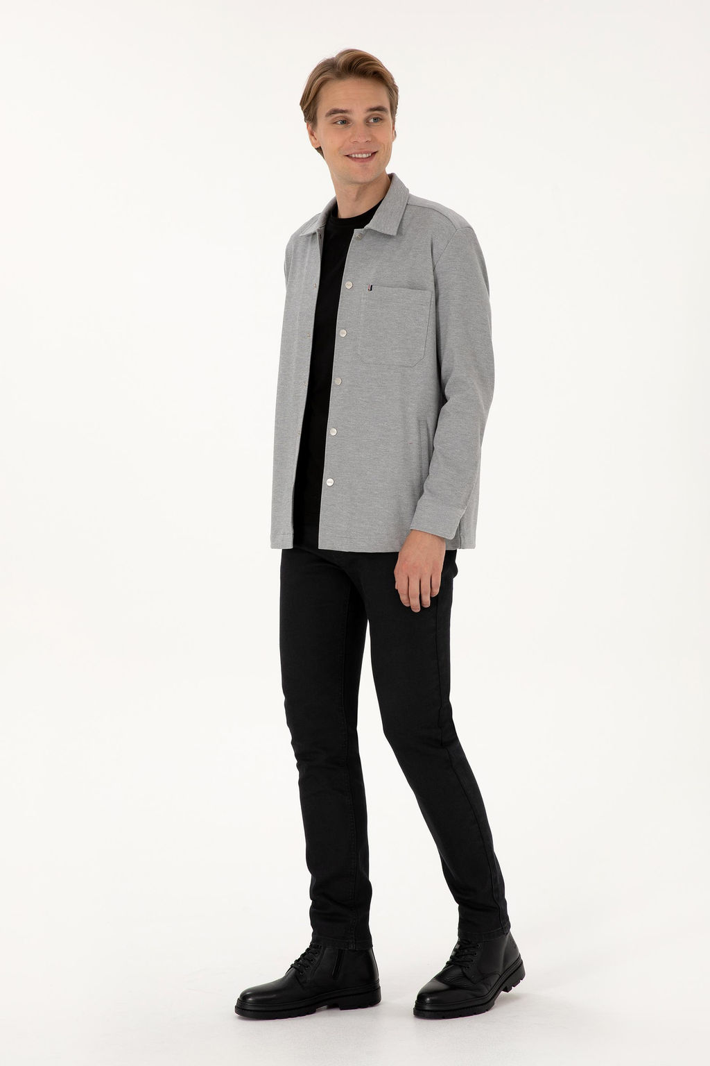 Erkek Gri _rme G_mlek Sepette S_rpriz _ndirim - U.s. polo assn фото 4