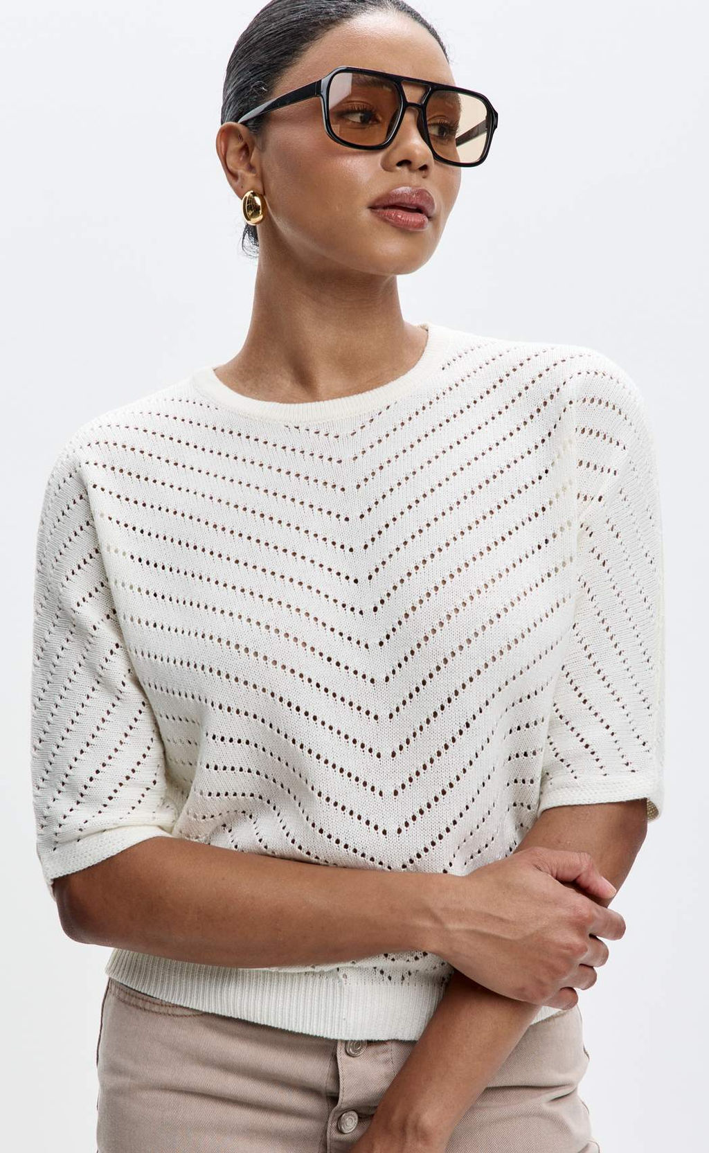 Джемпер F612-1580 milk - Fine joyce фото 2