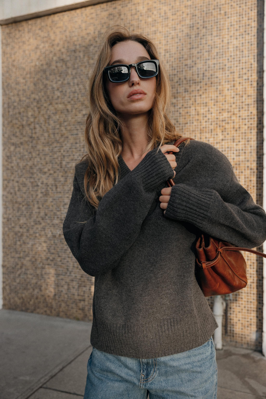 KNIT V-NECK JUMPER - Zara фото 10