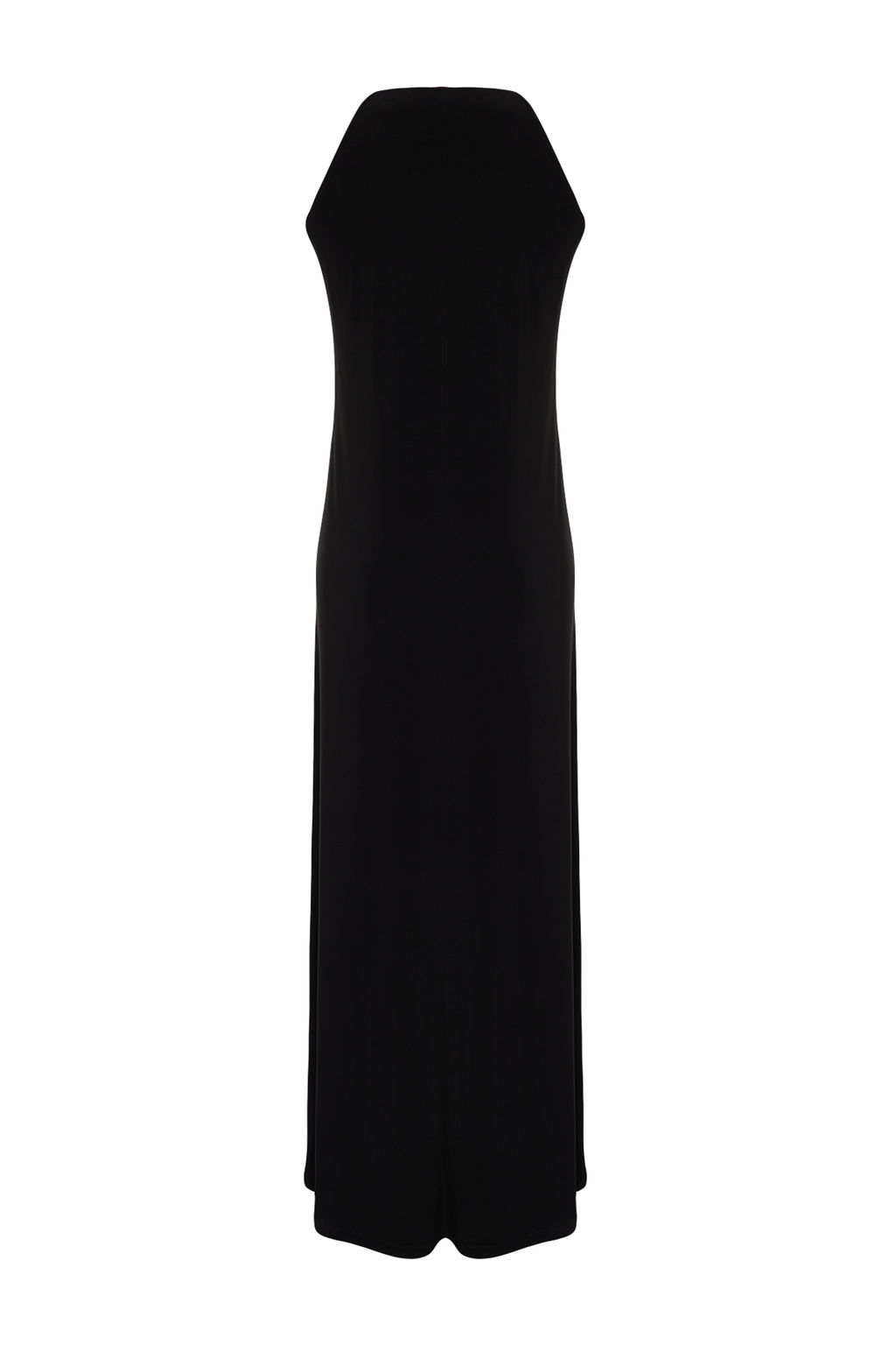 TRENDYOLMILLA Siyah Soyut Halter Yaka A-line/Can Ac?lan Esnek Maxi Orme Kalem Elbise TWOSS24EL00558 фото 14