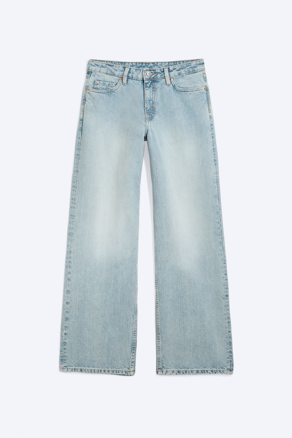 Vaqueros de tiro bajo y pernera ancha Ample - H&m фото 6