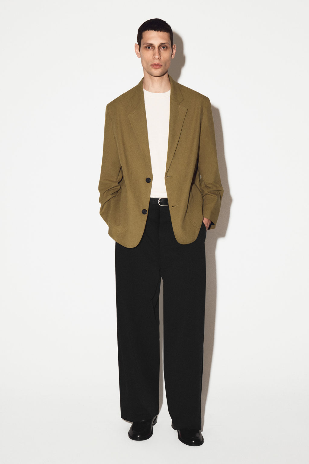 BLAZER DESESTRUCTURADA DE ALGOD?N