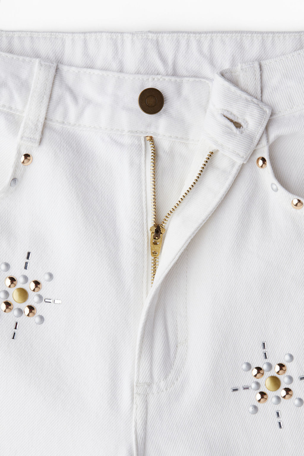 Wide Ultra High Jeans con remaches decorativos - H&m фото 3